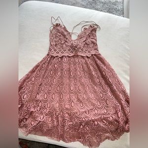 Free People ruffle dress
